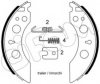 CIFAM 153-592 Brake Shoe Set